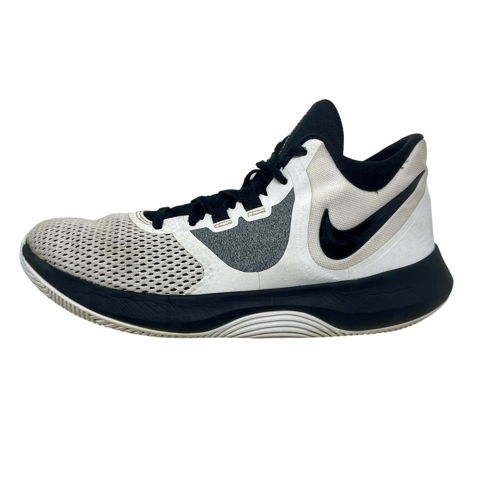 Nike Air Precision II Sneakers Men's 8 1/2 Black White 1,4,4,9:S-145